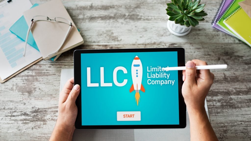 Step-by-step LLC formation guide showing each stage of the business formation process